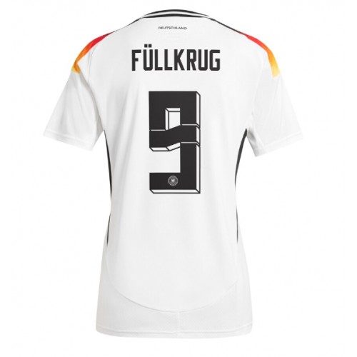 Maglia Calcio Germania Niclas Fullkrug #9 Prima Divisa Donna Europei 2024 Manica Corta